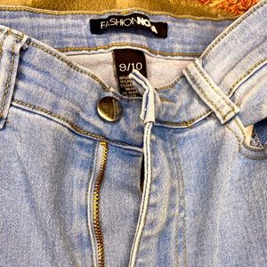 Fashion Nova Baby Blue Jeans